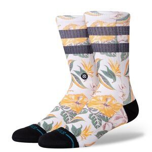 STANCE x WADE Men's Floral Print Crew Socks - Large (6-12)